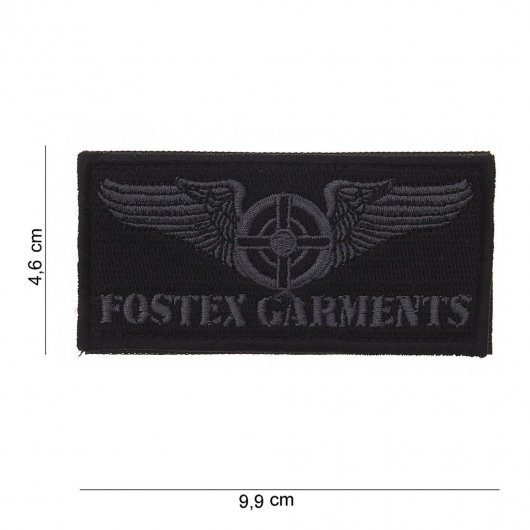 PATCH TISSU VELCRO FOSTEX GARMENTS WINGS GRIS