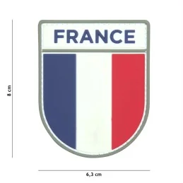 PATCH PVC 3D VELCRO 101 INC ARMÉE FRANÇAISE (Haute Visibilité)