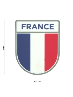 PATCH PVC 3D VELCRO 101 INC ARMÉE FRANÇAISE (Haute Visibilité)