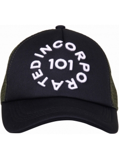 CASQUETTE 101 INCORPORATED MESH NOIR/OLIVE