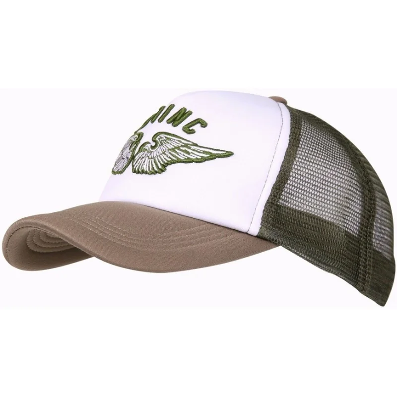 CASQUETTE 101 INC WINGS MESH TAN/OLIVE