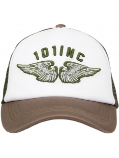 CASQUETTE 101 INC WINGS MESH TAN/OLIVE