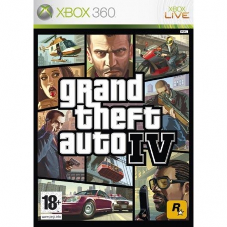 GRAND THEFT AUTO IV (GTA) XBOX 360 OCCASION