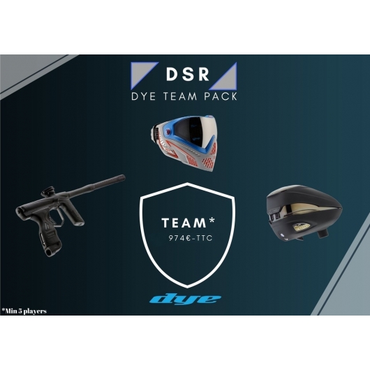 PACK TEAM DYE DSR (minimum 5 joueurs)