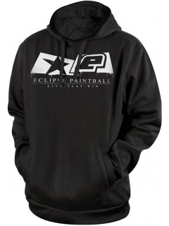 SWEAT A CAPUCHE PLANET ECLIPSE LOGO SPLILL NOIR