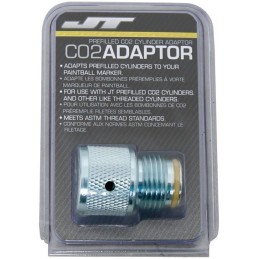 ADAPTATEUR JT POUR CARTOUCHE CO2 88/90G ARGENT