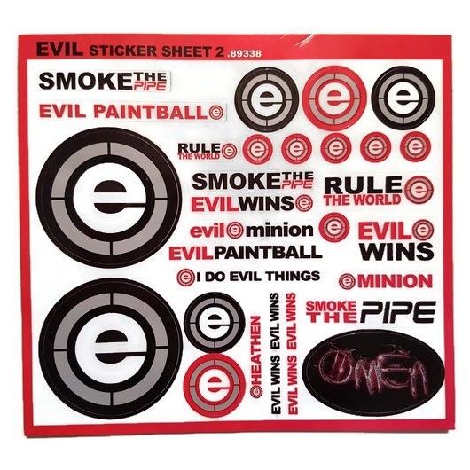 STICKERS EVIL SHEET 1