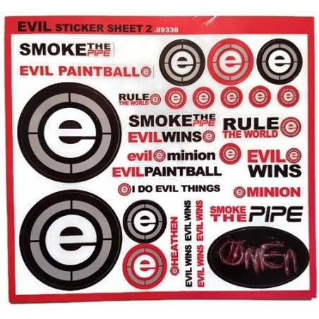 STICKERS EVIL SHEET 1