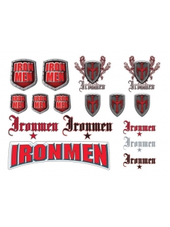 STICKERS DYE IRONMEN ROUGE