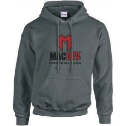 SWEAT A CAPUCHE MACDEV LOGO GRIS