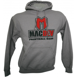 SWEAT A CAPUCHE MACDEV LOGO GRIS