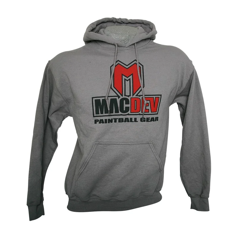 SWEAT A CAPUCHE MACDEV LOGO GRIS