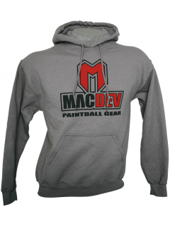 SWEAT A CAPUCHE MACDEV LOGO GRIS