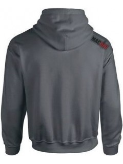 SWEAT A CAPUCHE MACDEV LOGO GRIS