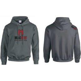 SWEAT A CAPUCHE MACDEV LOGO GRIS