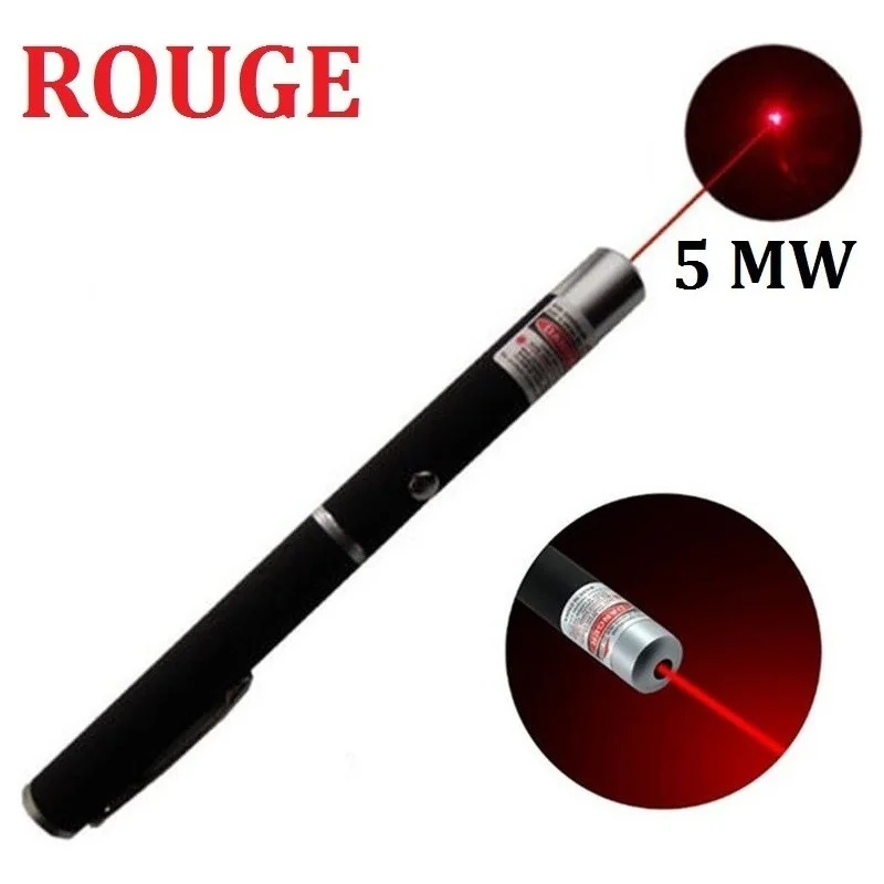 STYLO POINTEUR LASER 5MW ROUGE