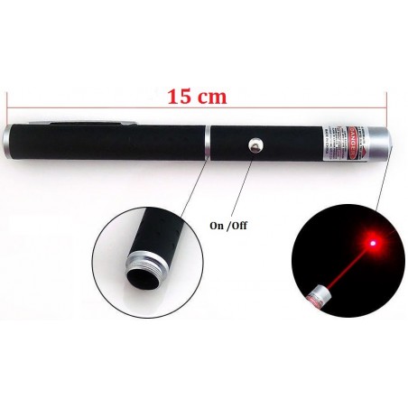 STYLO POINTEUR LASER 5MW ROUGE