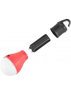 LAMPE DE CAMPING A SUSPENSION 3 LED ROUGE