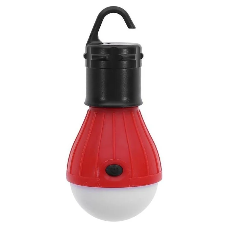 LAMPE DE CAMPING A SUSPENSION 3 LED ROUGE