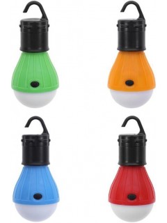 LAMPE DE CAMPING A SUSPENSION 3 LED ROUGE