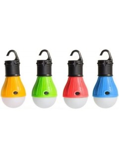 LAMPE DE CAMPING A SUSPENSION 3 LED ROUGE