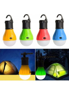 LAMPE DE CAMPING A SUSPENSION 3 LED ROUGE