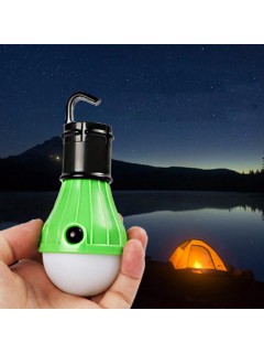 LAMPE DE CAMPING A SUSPENSION 3 LED VERTE