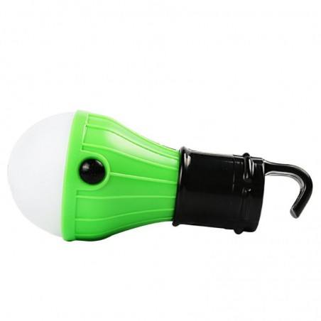 LAMPE DE CAMPING A SUSPENSION 3 LED VERTE