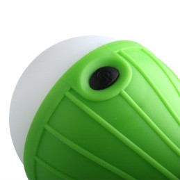 LAMPE DE CAMPING A SUSPENSION 3 LED VERTE