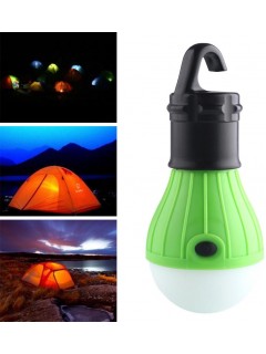 LAMPE DE CAMPING A SUSPENSION 3 LED VERTE