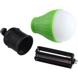 LAMPE DE CAMPING A SUSPENSION 3 LED VERTE