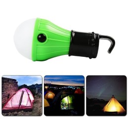 LAMPE DE CAMPING A SUSPENSION 3 LED VERTE