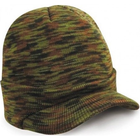 BONNET AVEC VISIÈRE CAMOUFLAGE