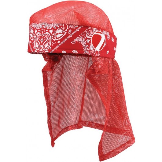 HEADWRAP DYE BANDANA RED