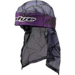 HEADWRAP DYE INFUSED PURPLE/BLACK/GREY