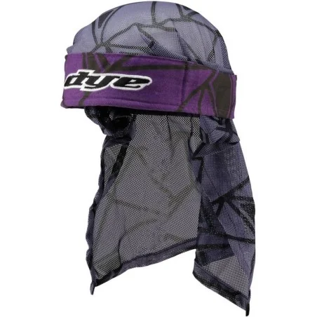 HEADWRAP DYE INFUSED PURPLE/BLACK/GREY