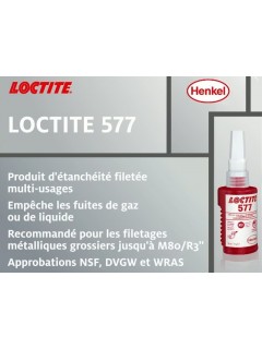 LOCTITE 577 ÉTANCHÉITÉ FILETÉE (50ml)