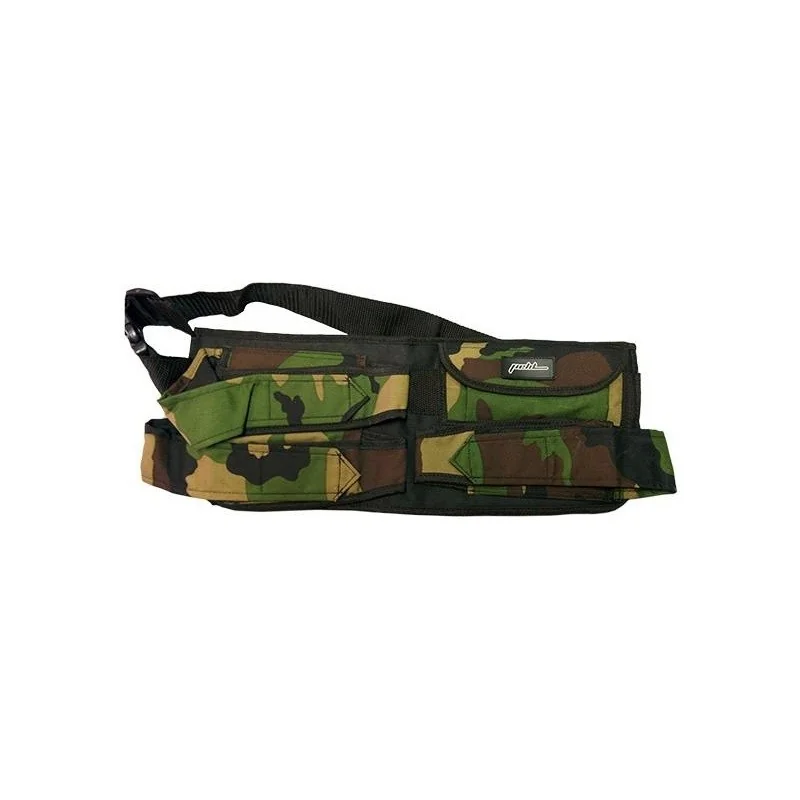 HARNAIS FIELD 3 POTS HORIZONTAL CAMO + POCHE CAMO