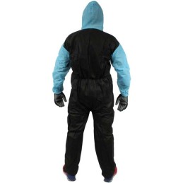 COMBINAISON JETABLE À CAPUCHE ADULTE 40G NOIR/BLEU XXL