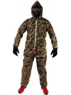 COMBINAISON JETABLE À CAPUCHE ADULTE 40G CAMOUFLAGE XXL