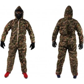 COMBINAISON JETABLE À CAPUCHE ADULTE 40G CAMOUFLAGE XXL