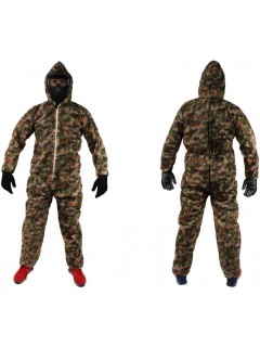 COMBINAISON JETABLE À CAPUCHE ADULTE 40G CAMOUFLAGE XXL