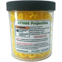 BILLES ATOM6 PICKLES Cal. 68 V2.0 JAUNE (x50)