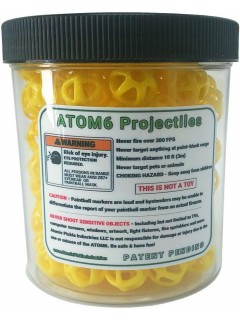 BILLES ATOM6 PICKLES Cal. 68 V2.0 JAUNE (x50)