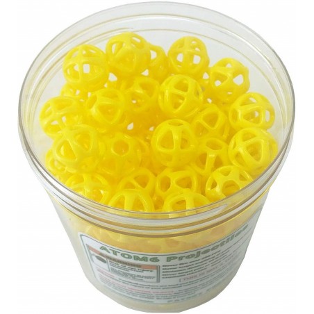 BILLES ATOM6 PICKLES Cal. 68 V2.0 JAUNE (x50)