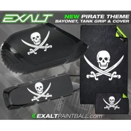 BOUCHON DE CANON EXALT BAYONET PIRATE JOLLY ROGER NOIR