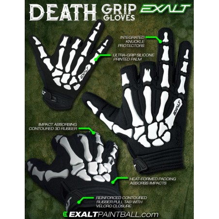 GANTS EXALT DEATH GRIP NOIR