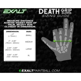 GANTS EXALT DEATH GRIP BLANC