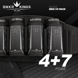 HARNAIS BUNKER KINGS SUPREME V5 WKS SANS STRAP 4+7 NOIR