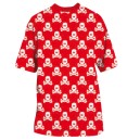 T-SHIRT HK ALL OVER RED WHITE 